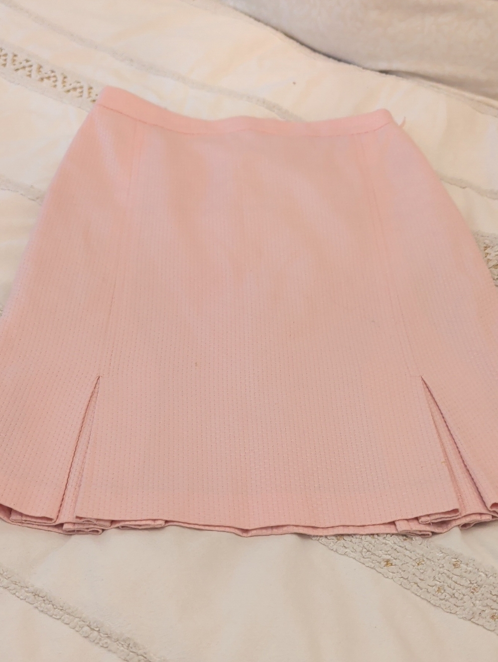 le château Soft Pink Vintage Skirt